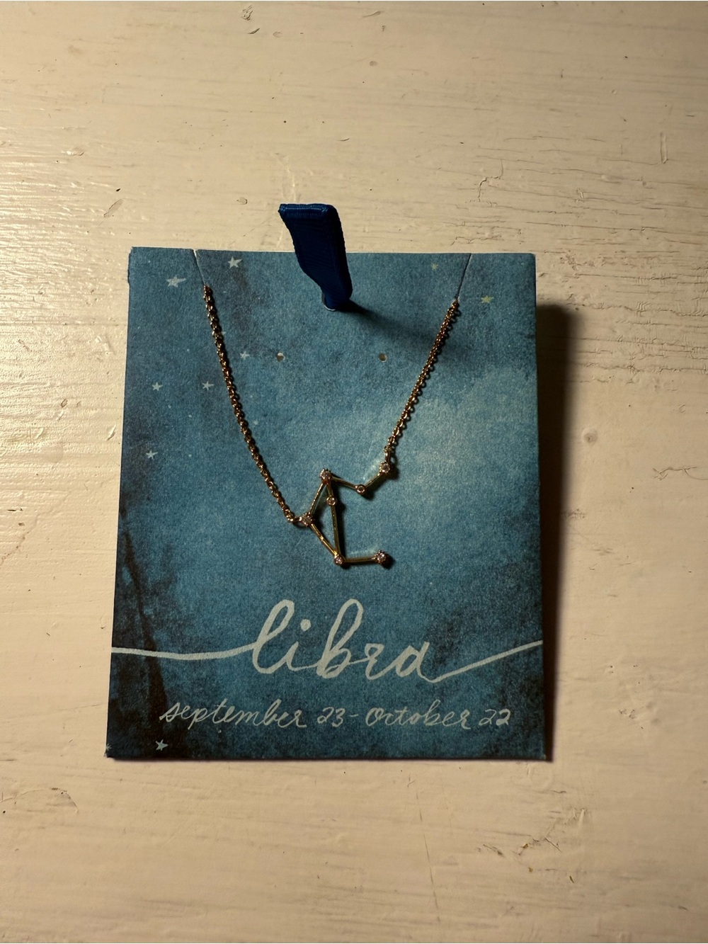 Libra Zodiac Necklace Anthropologie